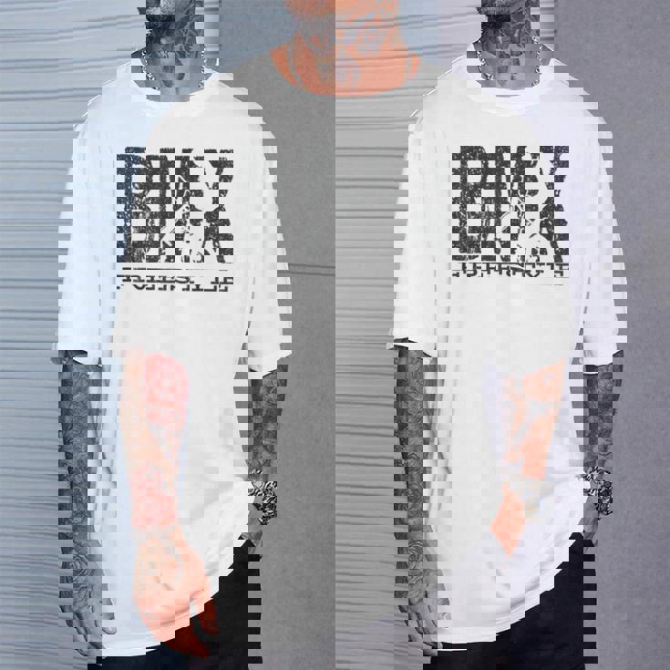 Bmxビンテージバイクファンの贈り物少年少女自転車bmx Tシャツ 彼への贈り物