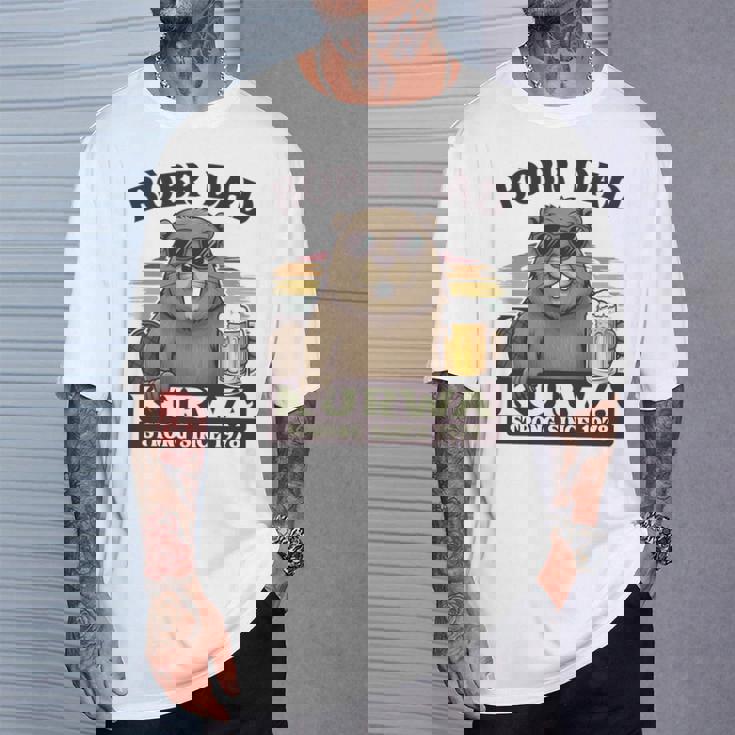 Bòbr Dad Kurwatrongince 1978 Bòbr Kurwa Birthday 長袖tシャツ Tシャツ 彼への贈り物