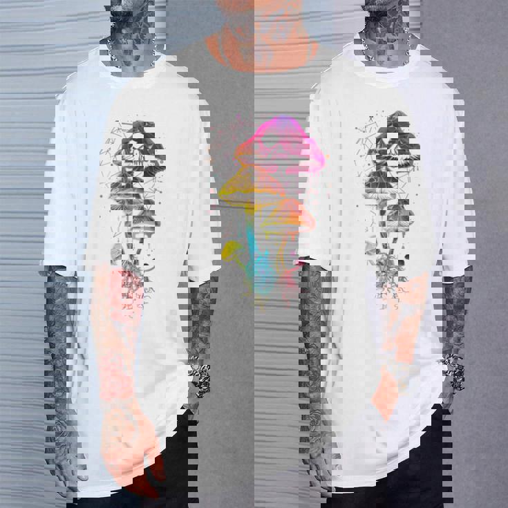 Colorful Minimalic Drippingkull 長袖tシャツ Tシャツ 彼への贈り物