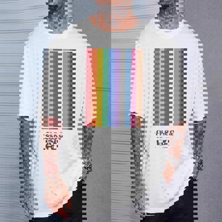 Colors Of Love Lgbt Flag Pride Month トランスジェンダー レインボーtシャツ Tシャツ 彼への贈り物
