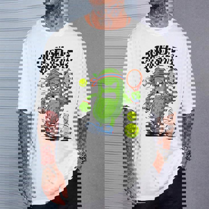 Crushed It You Big Dill Pickle Tennis Tシャツ 彼への贈り物