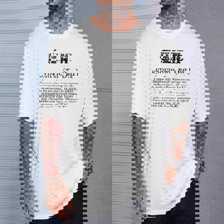 Céline ファーストネームの定義 Tシャツ 彼への贈り物