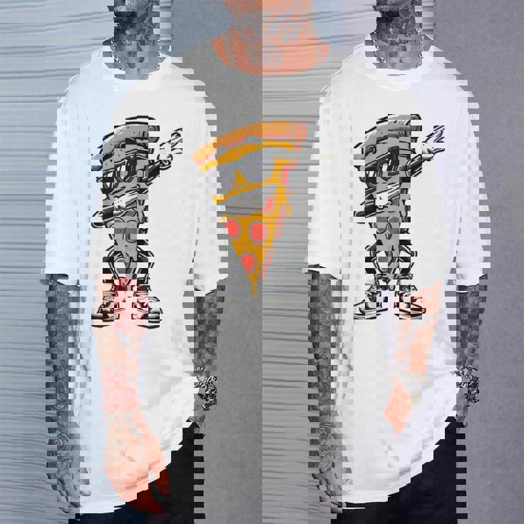 Dabbing Pizza スライス ダンス ピザ 幼児 男の子 ダンス 食通 Tシャツ 彼への贈り物