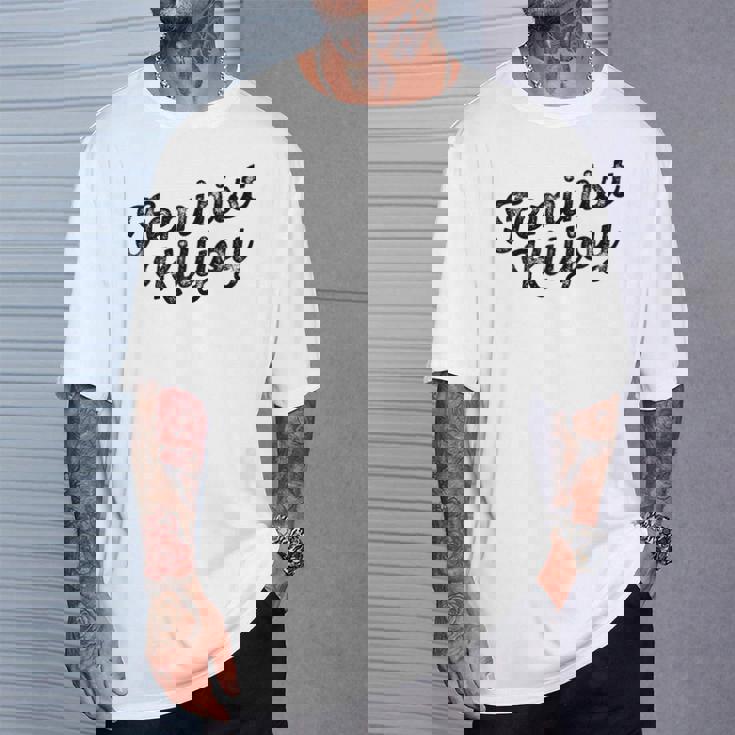 Feminist Killjoy 面白いフェミニズムミーム Tシャツ 彼への贈り物