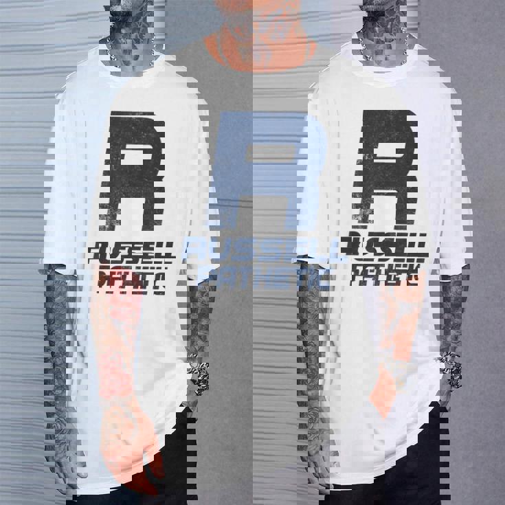 Russell Pathetic Unathletic プットダウン&インシュルト Tシャツ 彼への贈り物
