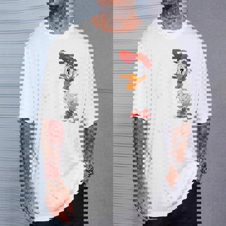 Groovige 年金ダック 年金受給者r ダック おかしな退職年金 Tシャツ 彼への贈り物