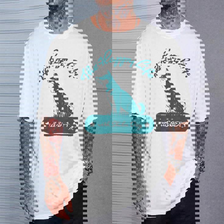 The Happy Life Withhiba Dog かわいい柴犬 黒柴 赤柴 Tシャツ 彼への贈り物