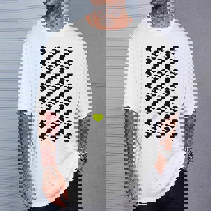 Heart Yellow 長袖tシャツ Tシャツ 彼への贈り物