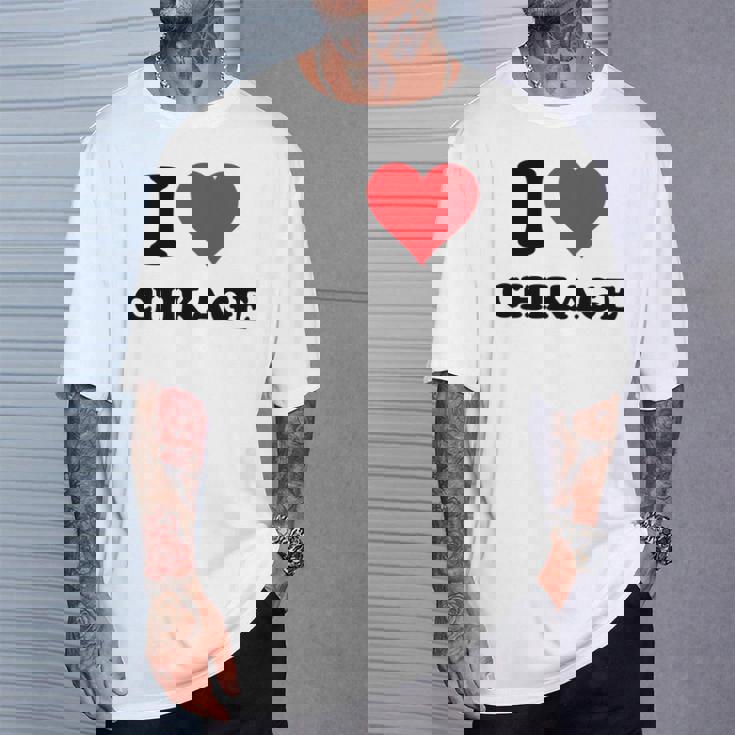 I Heart ちかげ 名 I Love パーソナライズ 長袖tシャツ Tシャツ 彼への贈り物