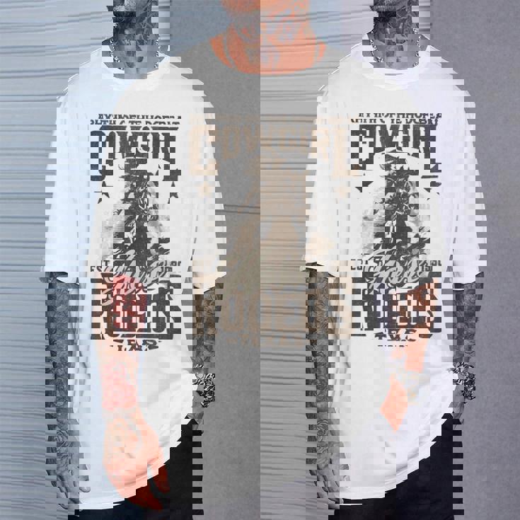 Hoofbeatのリズム カウガール 馬 ロデオ テキサスホース Tシャツ 彼への贈り物