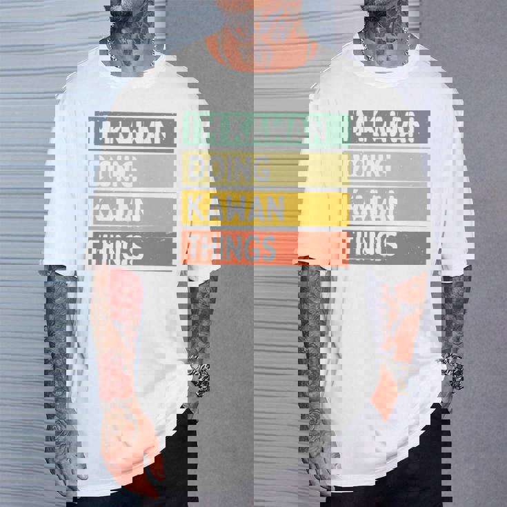 I'm Kawan Doing Kawan Things 面白い名言 長袖tシャツ Tシャツ 彼への贈り物