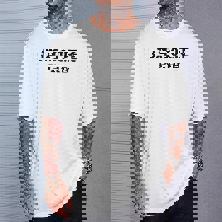 J'adore Paris、J'adore Paris、フランス フランスの都市 Tシャツ 彼への贈り物