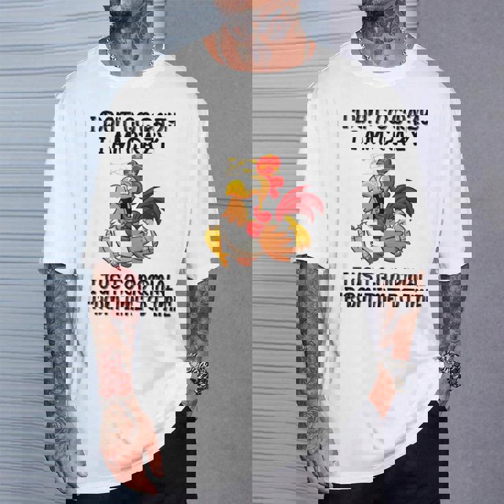 Je Ne Deviens Pas Fou Jeuis Fou Je Deviens Juste Normal T-Shirt Cadeaux pour lui