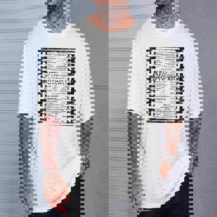 Kenko ひとことシリーズ「偉人のひとこと」［背面デザイン］ Tシャツ 彼への贈り物