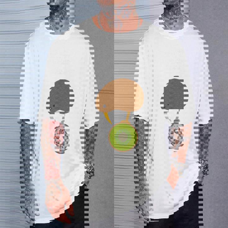 Kiwi Bird Evolution 面白いキウイフルーツパンギフトtシャツ Tシャツ 彼への贈り物