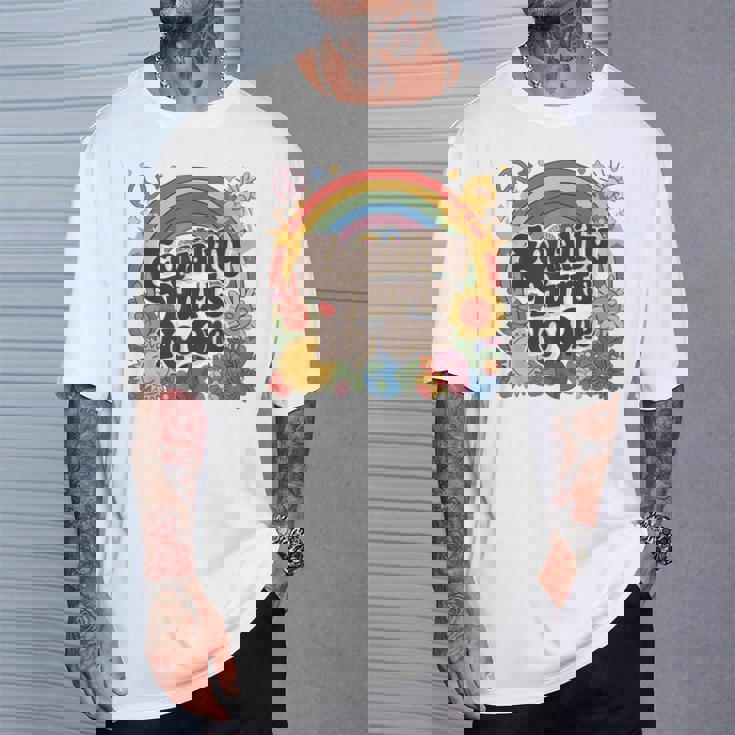 Lgbtqの平等は誰もプライドを傷つけない 人権 レインボープライド Tシャツ 彼への贈り物