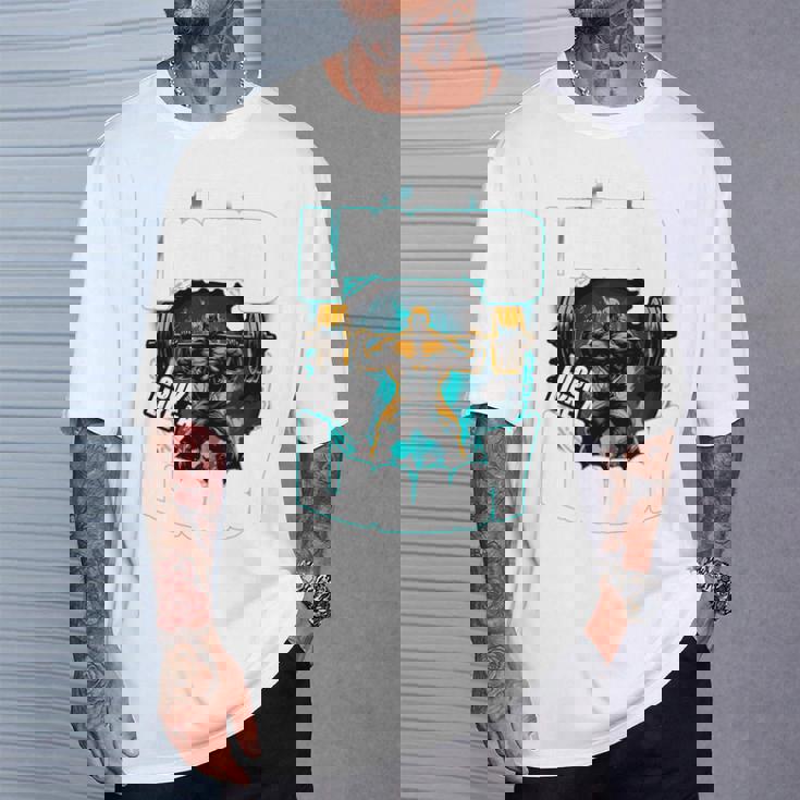 Lift Like A Legend Look Like A Legacy ボディビルディング 長袖tシャツ Tシャツ 彼への贈り物