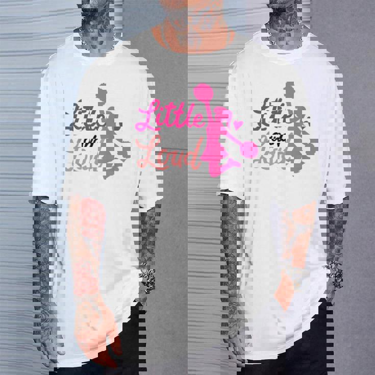 Little And Loud チアリーダー コスチューム チアリーディング 女の子 Tシャツ 彼への贈り物