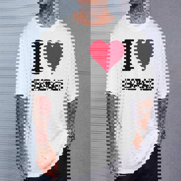 I Love Hawaii Tシャツ 彼への贈り物