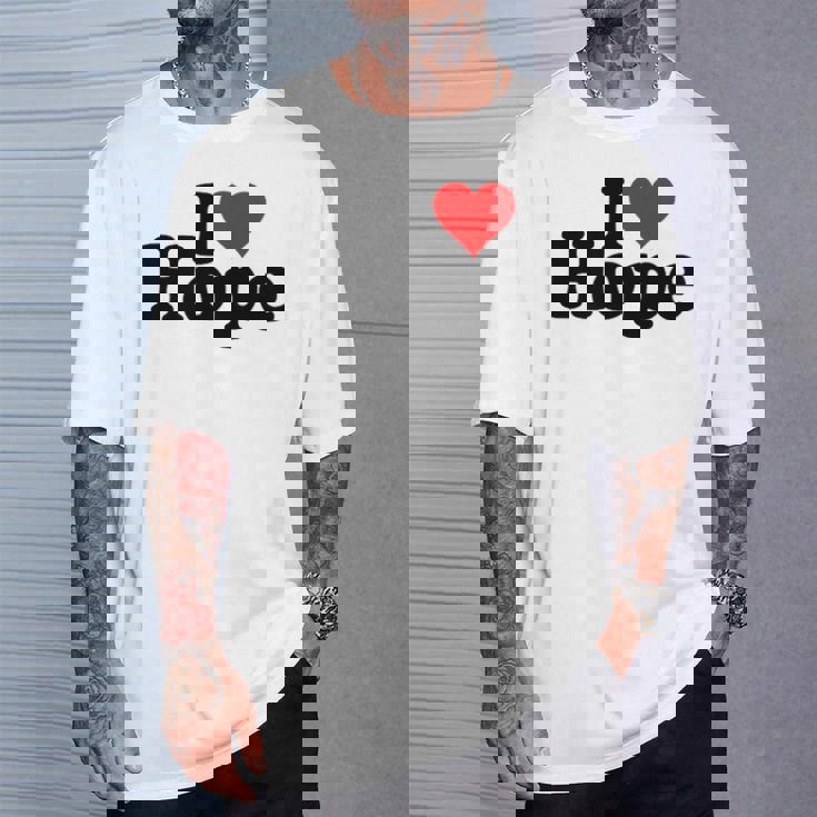 I Love Heart Hope Namee On A Tシャツ 彼への贈り物