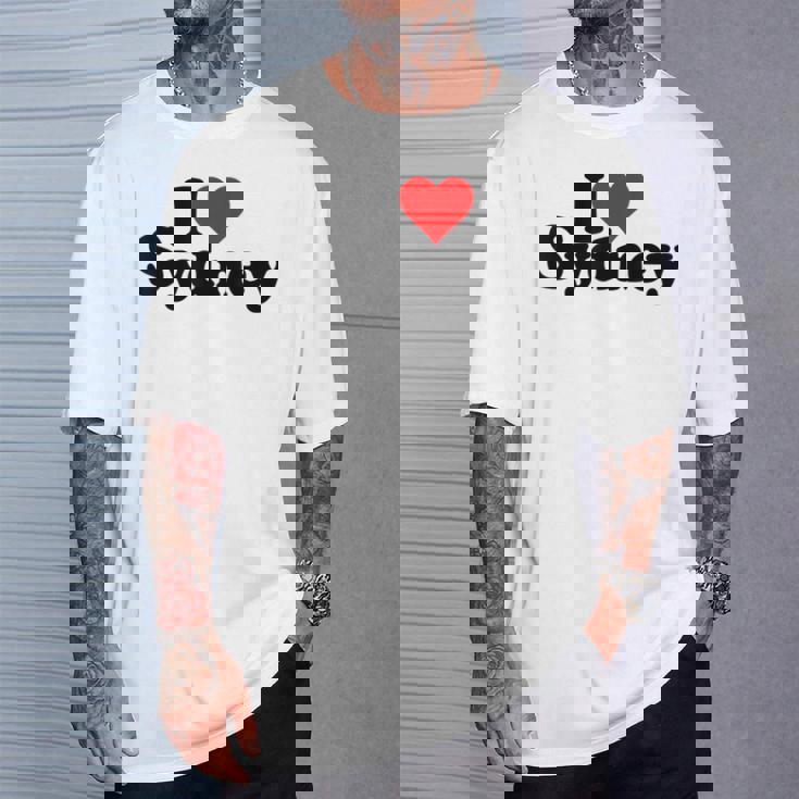 I Love Heartydneyyd Namee Australia Tシャツ 彼への贈り物