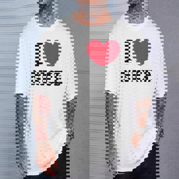 I Love Nice アイ・ラブ・ニース Tシャツ 彼への贈り物