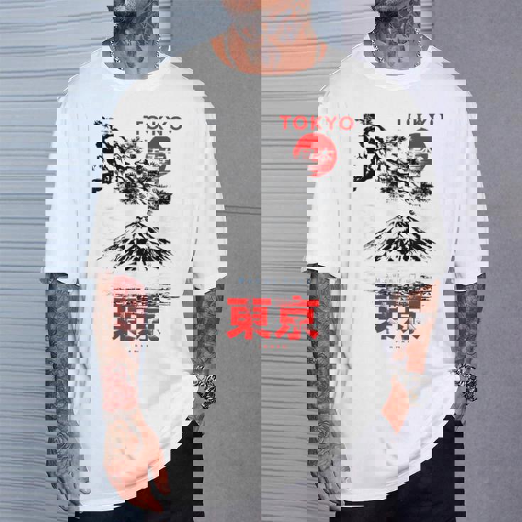 I Love Tokyo、Tokyo Japan 富士山、東京ファッショングラフィック Tシャツ 彼への贈り物