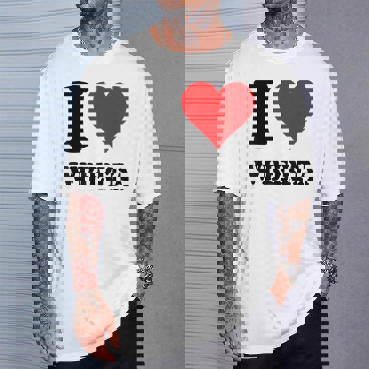 I Love Wiberta Tシャツ 彼への贈り物