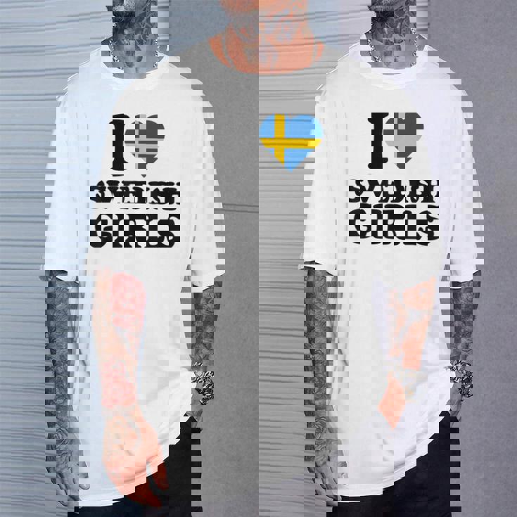 I Lovewedish Girls Tシャツ 彼への贈り物