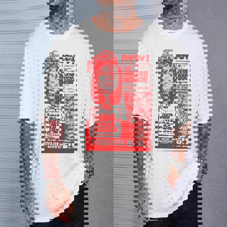 Mad Doctor Terror ハロウィンモンスターポスター ホラー映画 Tシャツ 彼への贈り物