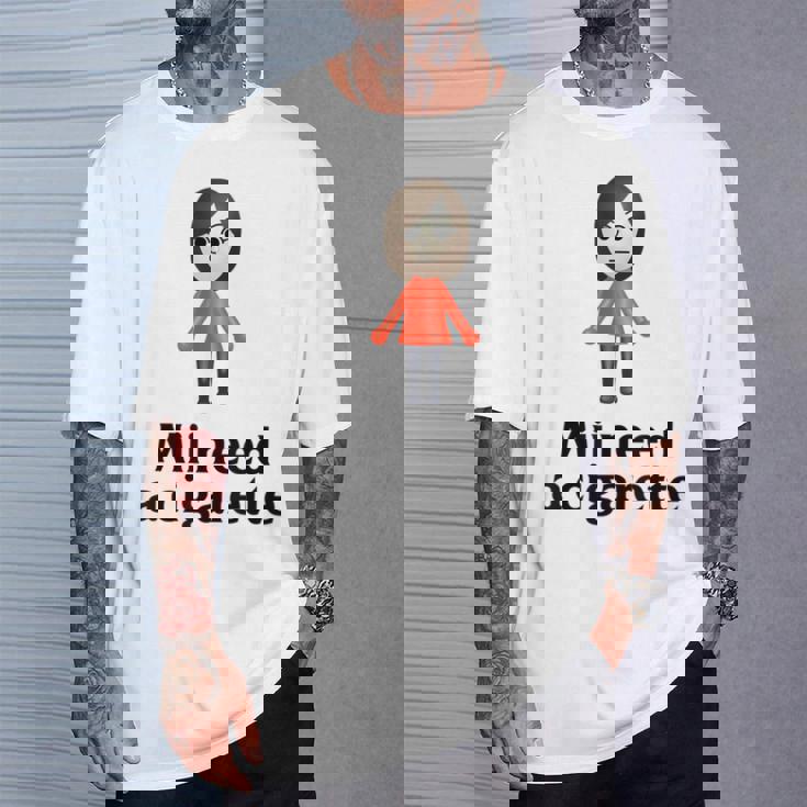 Mii Need A Cigarette Humour メンズ レディース Tシャツ 彼への贈り物