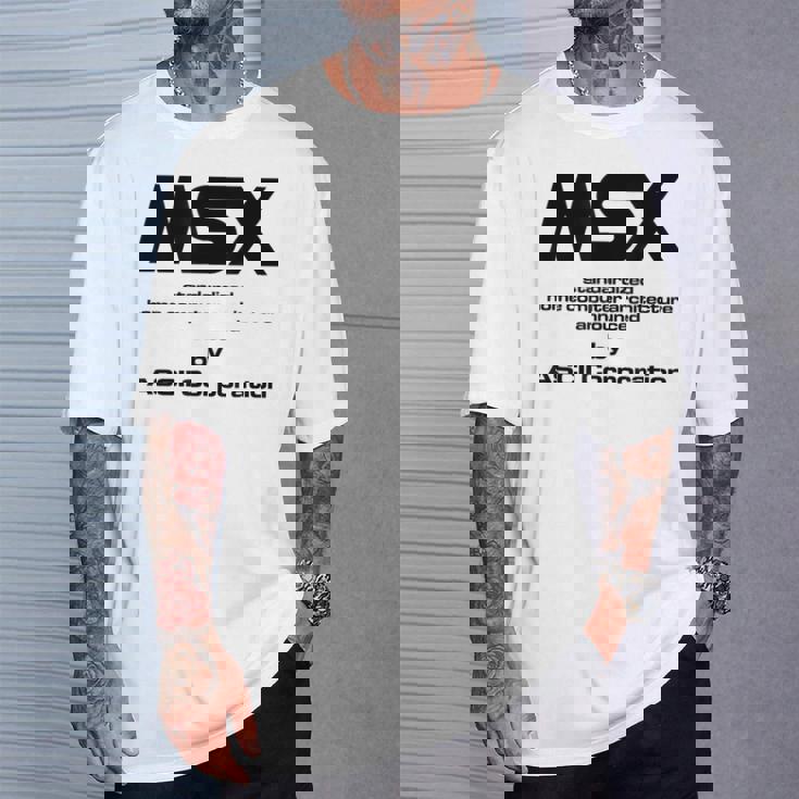 Msx コンピューター Tシャツ 彼への贈り物
