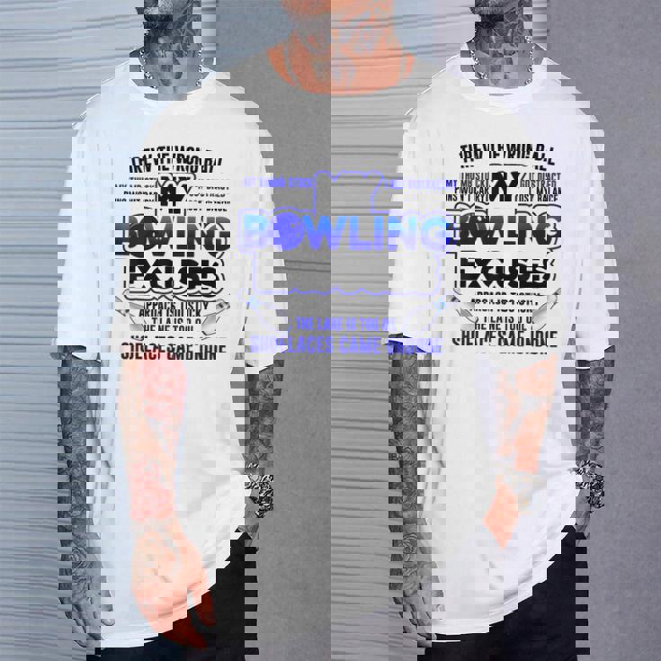 My Bowling 言い訳 おもしろボーリングギフト Tシャツ 彼への贈り物