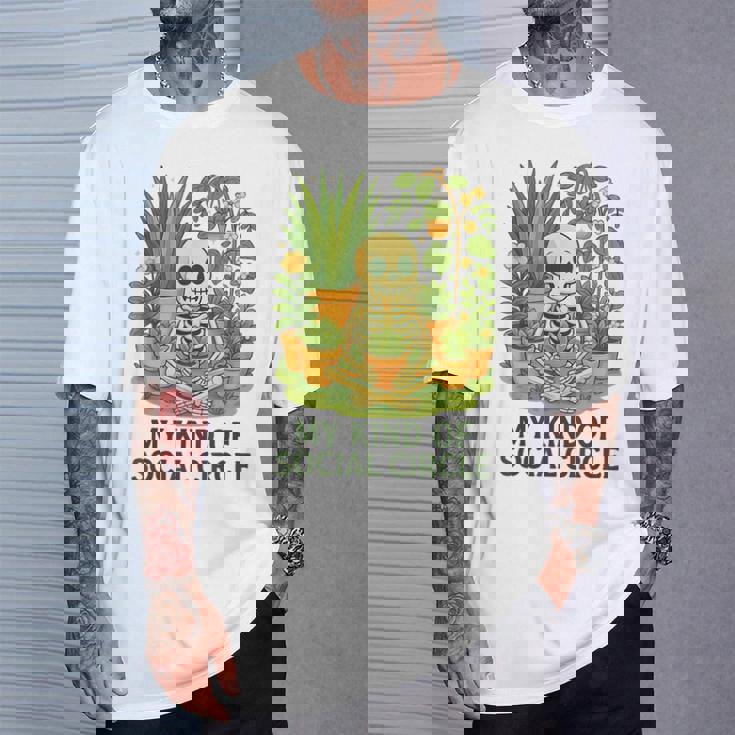 My Kind Ofocial Circle Plantkeleton ユーモア Tシャツ 彼への贈り物