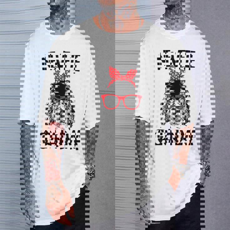 Newfie Grandma Newfoundland Dog Nana Mother's Day T-Shirt Gifts for Him