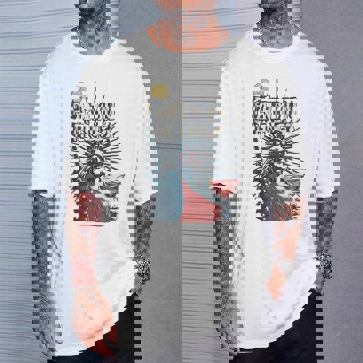 Party In The Usa 自由の女神シャツ 面白い 7月4日 Tシャツ 彼への贈り物