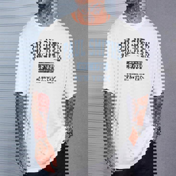 Paulmiths New York Ny ビンテージ アスレチック スポーツデザイン Tシャツ 彼への贈り物