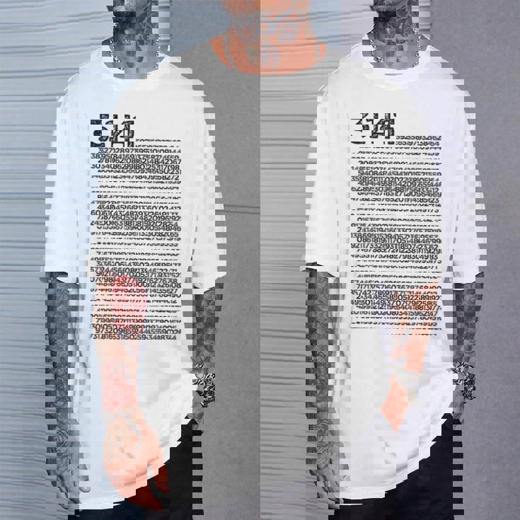 Pi 314 Pi 数字記号 数学 科学ギフト Tシャツ 彼への贈り物