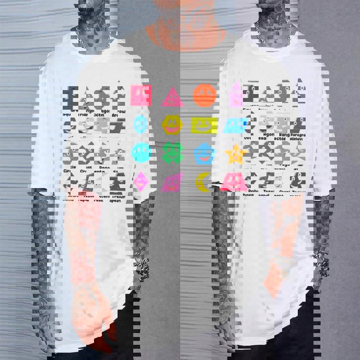 Pre-K Teachershape Learning 教育者向け 算数の日 Tシャツ 彼への贈り物