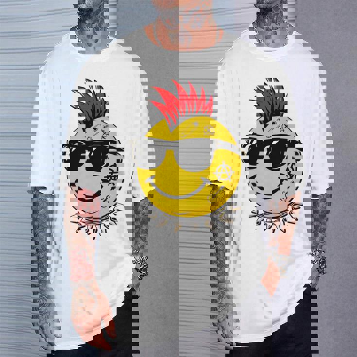 Punker Jumper Iro Anarchy Guitars Punk Rebels 長袖tシャツ Tシャツ 彼への贈り物