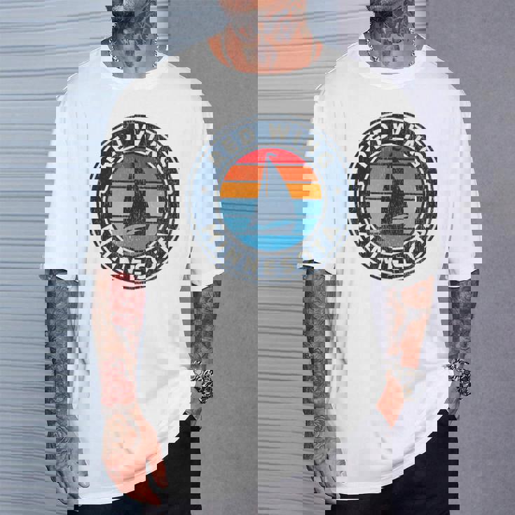 Red Wing ミネソタ Mn ヴィンテージ ヨット レトロ 70年代 Tシャツ 彼への贈り物