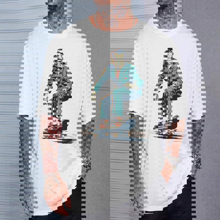 Richard Nixon スケートボード ロックスター Tシャツ 彼への贈り物