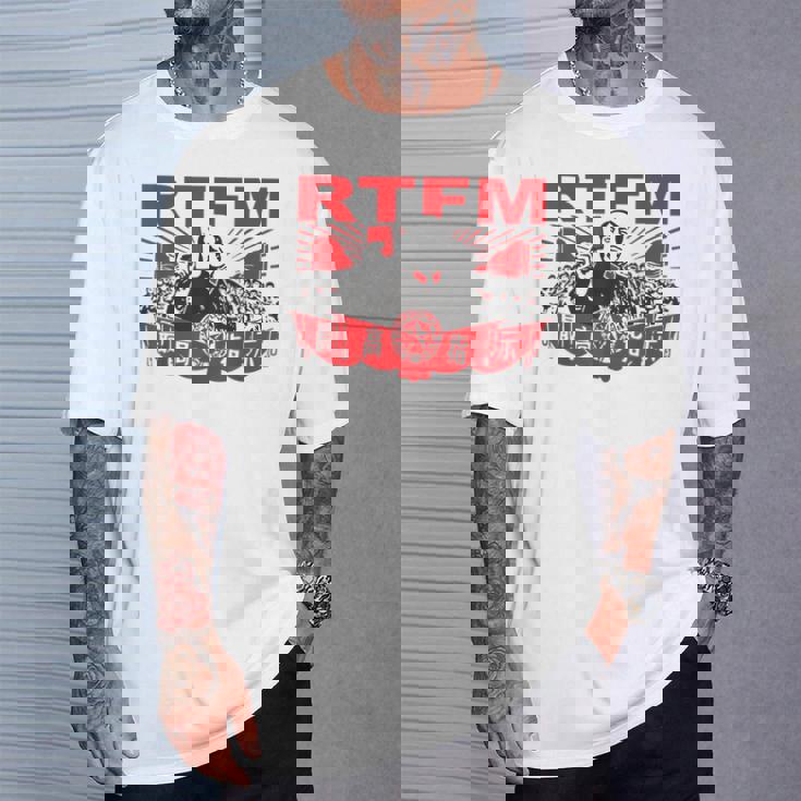 Rtfm ミームをマップ Tシャツ 彼への贈り物