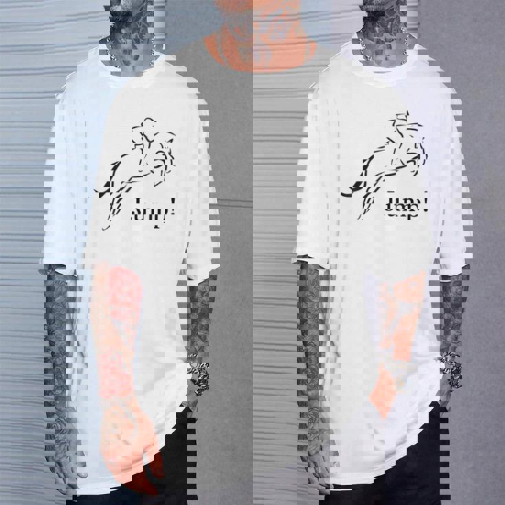 Showjumping Equestrian Horse Riding Tシャツ 彼への贈り物