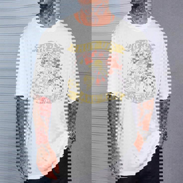 Shut Up And Ride スカルバイクシャツ バイカー グリムリーパー Tシャツ 彼への贈り物