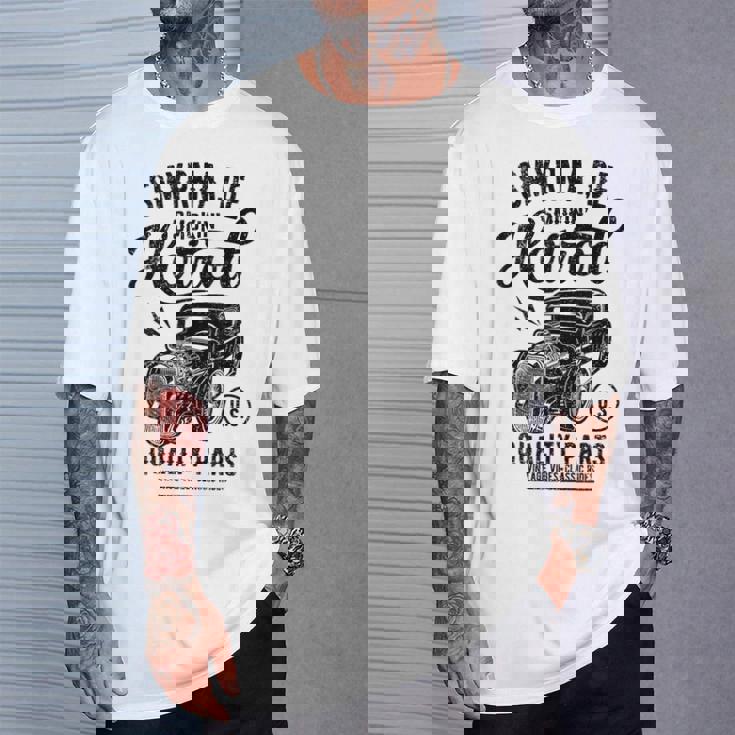 Smyrna Delaware Usa ホットロッド ビンテージスタイル カーデザイン Tシャツ 彼への贈り物