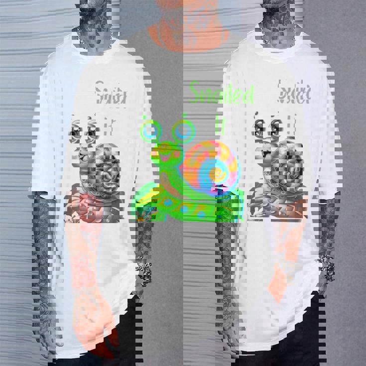 Snailed Itかわいいカタツムリ 長袖tシャツ Tシャツ 彼への贈り物