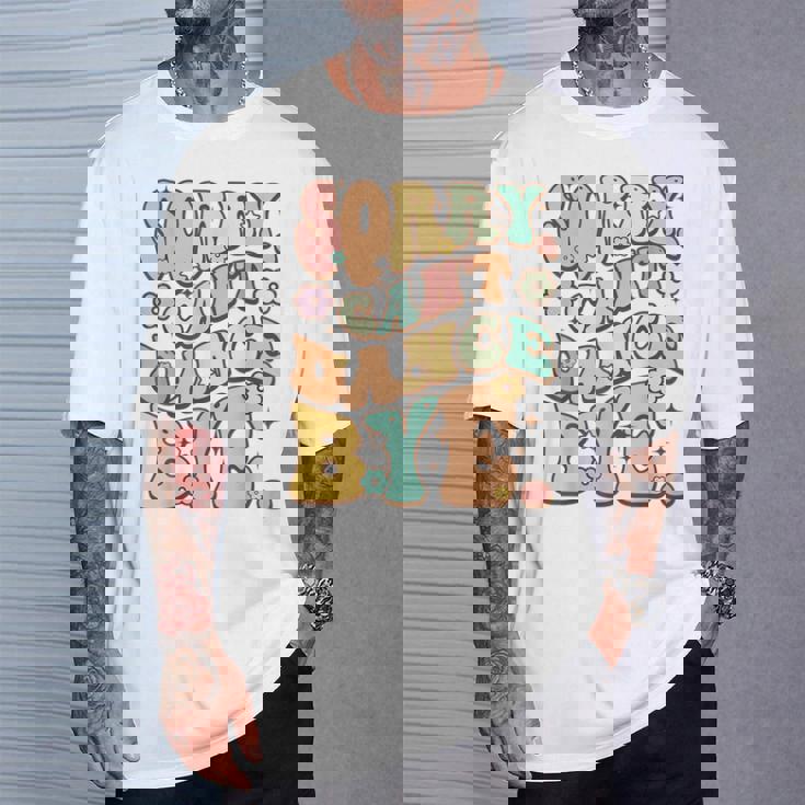 Sorry Can't Dance Bye シャツ キュート ダンス グルービー ヒッピーフラワー Tシャツ 彼への贈り物