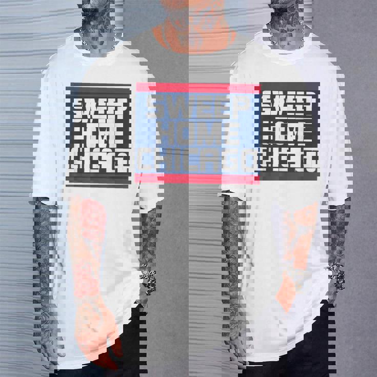 Sweep Home シカゴ野球 サウスサイド チータウン お土産 Tシャツ 彼への贈り物