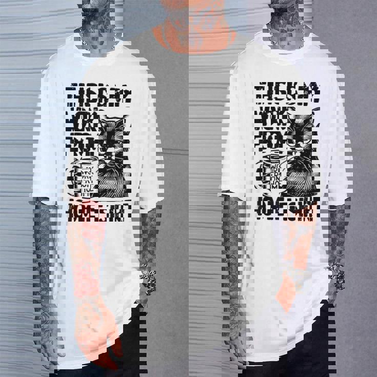 This Is My Work From Homearcastic Cat Remote Worker Tシャツ 彼への贈り物